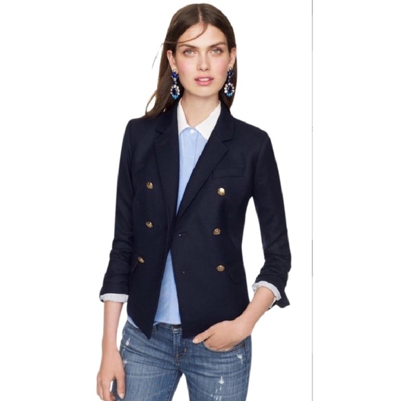 j crew double breasted blazer